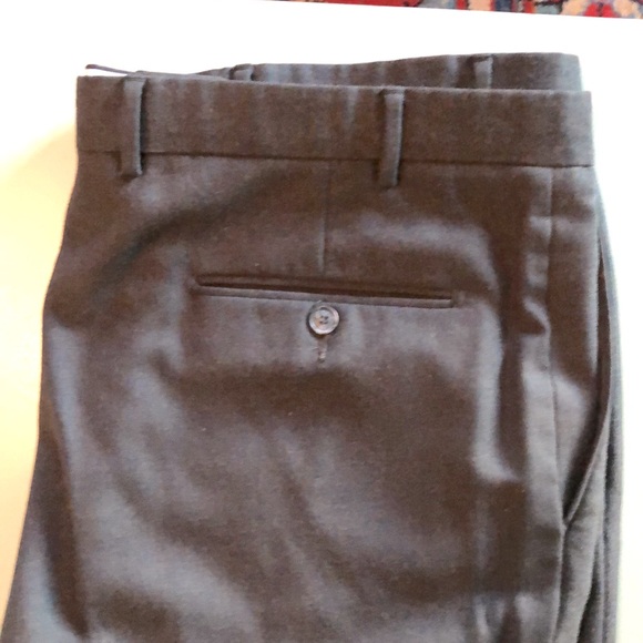Joseph by Jos. A. Bank charcoal grey wool flannel dress pants in 42/32. - Picture 3 of 6